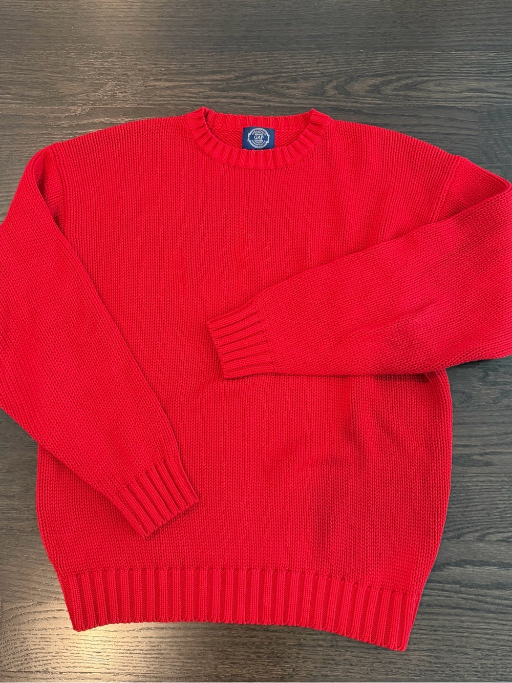 GAP Women's Red Crewneck Sweater